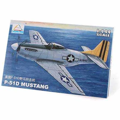 Guerra dos Estados Aviões de Trovão Modelo de Avião Taihongyu Segunda Unidos Rússia - 144 Fighter Militar Mustang 1 10 Taihongyu segunda guerra dos estados unidos rússia