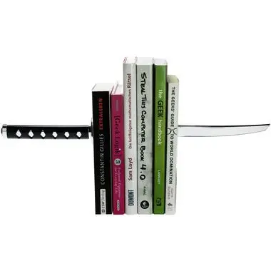 Креативный блокнот катана, меч самурая магнитный металлический магнитный органайзер для стола для школьных канцелярских принадлежностей украшения ниндзя