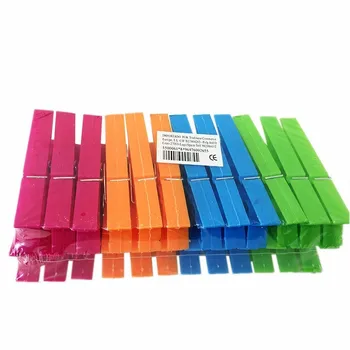 

6x24 pack plastic clothespins for clothing 8 cm