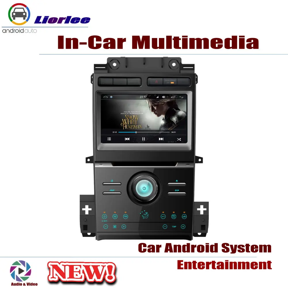 Автомобильный радиоприемник DVD плеер gps навигация для Ford aurus 2013~ Android HD Displayer система аудио видео стерео в тире головное устройство