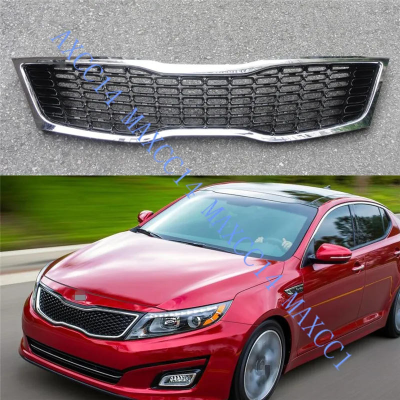 

Front Bumper Chrome UPPER Grille Vent For KIA Optima K5 2014-2015