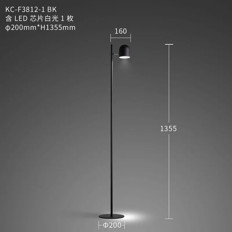 Modern Iron Floor Lamp Creative Led Floor Lights Nordic Living Room Bedroom Bedside Vertical Standing Lamp Home Decor Luminaria