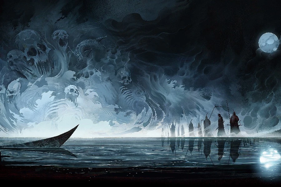 Diy Frame Mirror Bridge Moon Ghosts Boat Fantasy Artwork Fabric Silk Poster Print Picture For Gift Aliexpress Home Garden Diy Frame Mirror Bridge Moon Ghosts Boat Fantasy Artwork Fabric Silk Poster Print Picture For Gift Aliexpress Home Garden