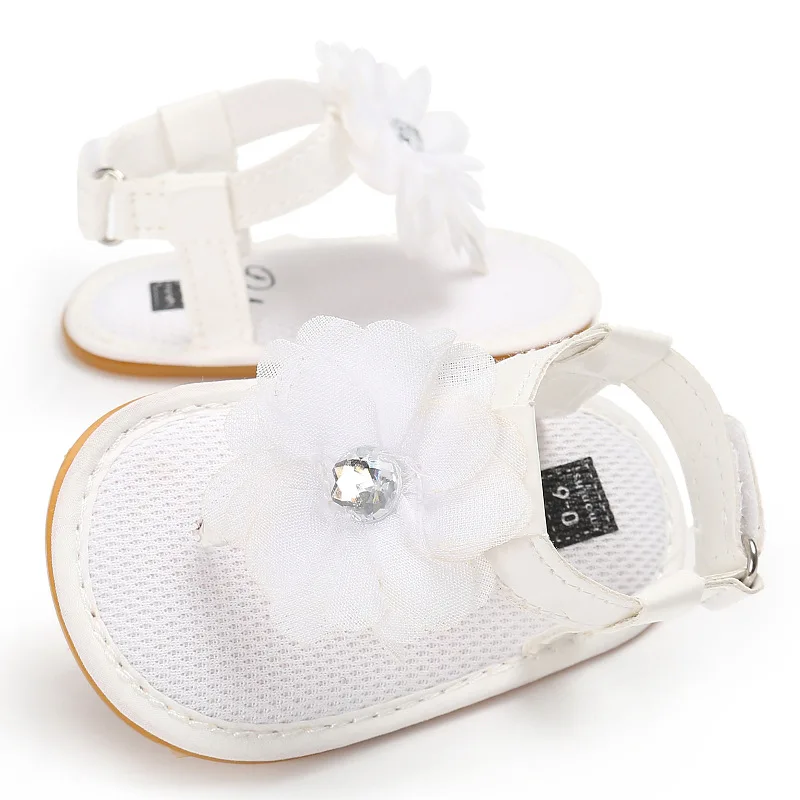 Летняя нескользящая обувь на резиновой подошве для маленьких девочек 0-1 лет