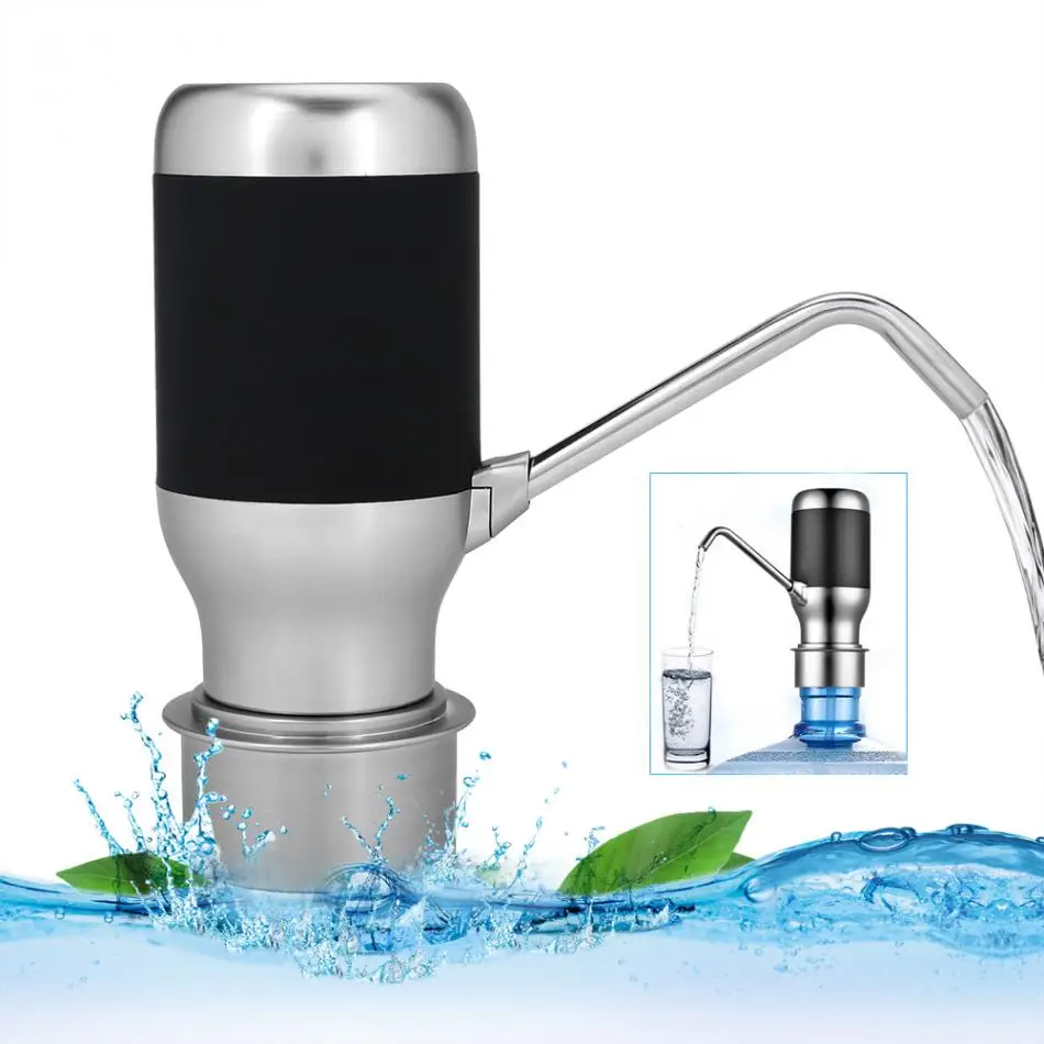

Wireless Electric Automatic Drinking Water Bottle Pump USB Rechargeable Smart Dispenser For Kitchen 3 coclors Top Quality