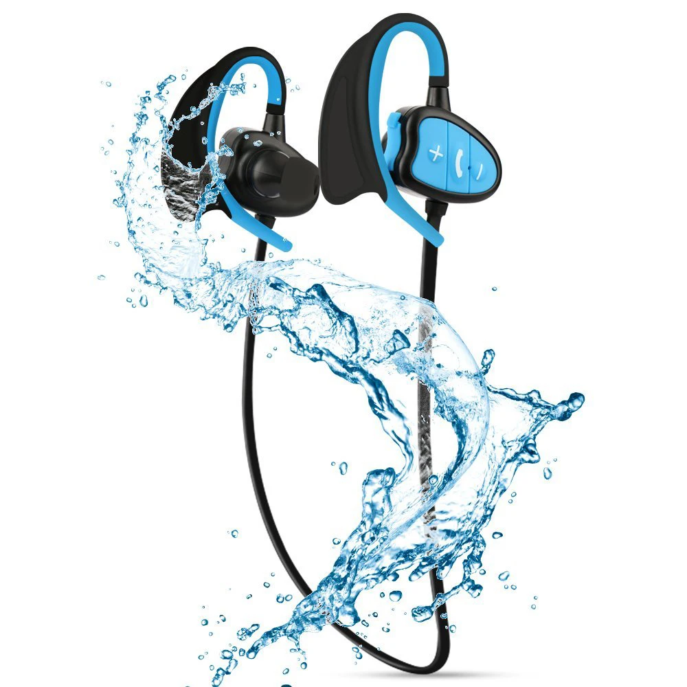 IPX8 водонепроницаемые Bluetooth наушники CSR Беспроводная стерео гарнитура с