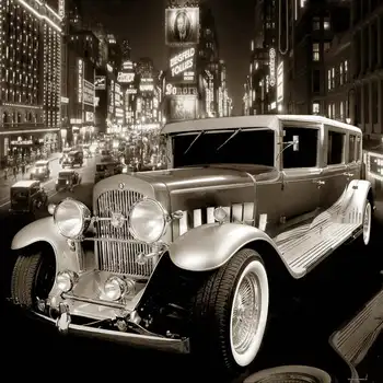 

MR-1975 Hollywood Luxury Car Fotografia Photo Background Backdrop Vinyl Baby Newborn Child