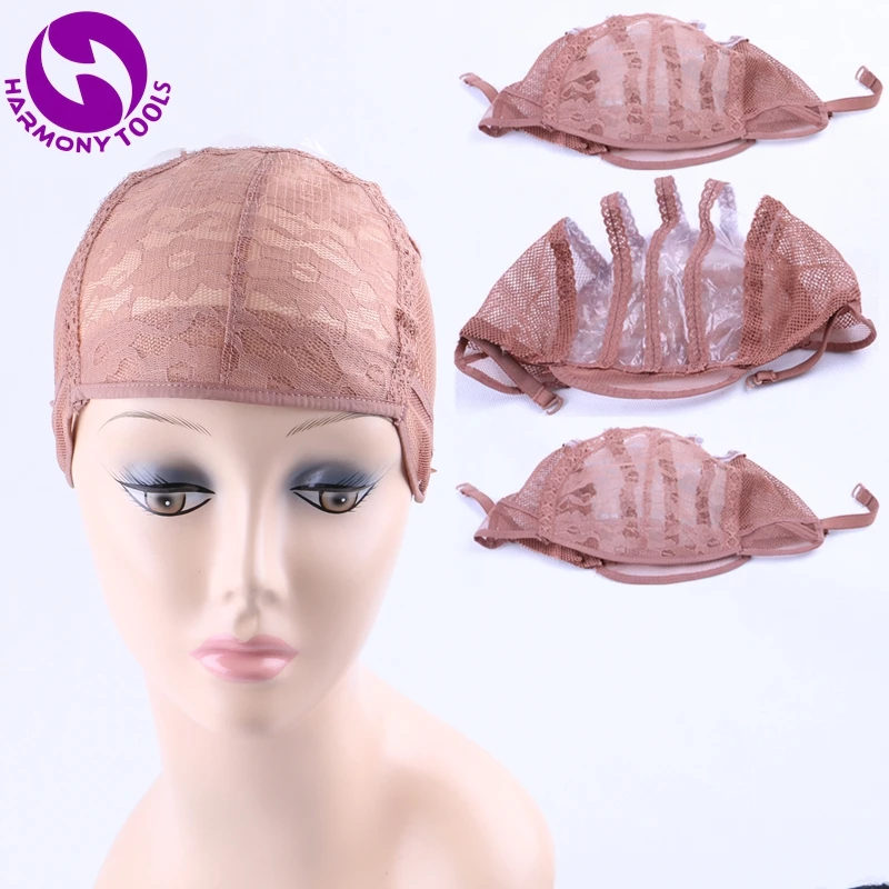 HARMONY 10 Pieces wig cap with adjustable strap for making wigs adjustable wig caps for weave wig women hairnets easy cap