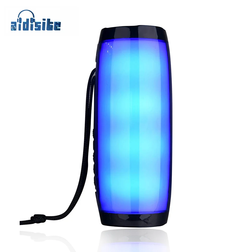 

AIDISITE Colorful Night Light Bluetooth Speaker Portable Wireless Speakers Stereo Column Subwoofer For Mobile Phone Computer
