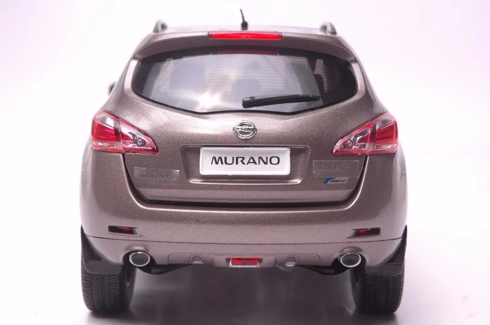 1:18 литья под давлением модель для Nissan Murano 2011 коричневый внедорожник сплав игрушка автомобиль миниатюрная коллекция подарок