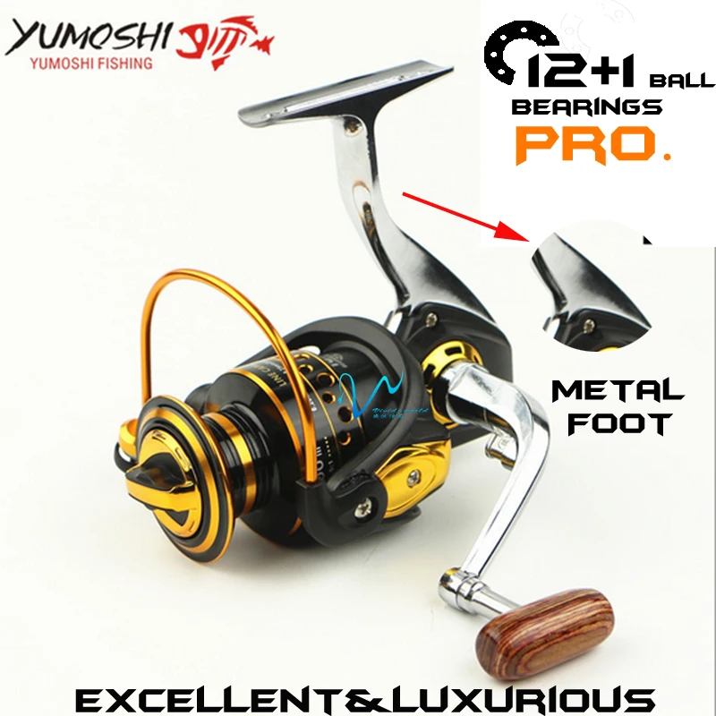 Vw Fishing reel 13 Ball Bearings 5.51 Gear Ratio High speed Spinning