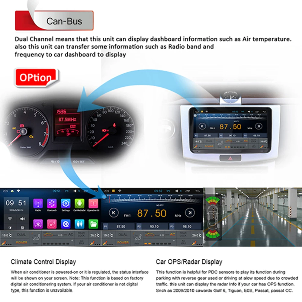 Top 9" Car GPS Navigation Car Radio Audio Android 8.1 For VW Skoda Seat Scirocco T6 Transporter EOS Bora Amark Passat B6 B7 CC Golf 2