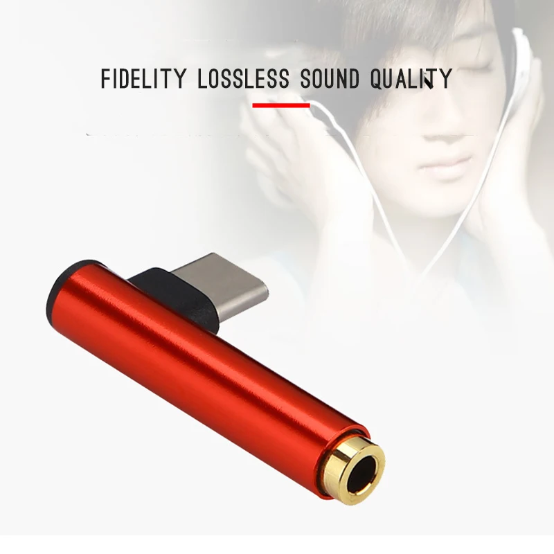 USB Type C to 3.5mm Jack Headphone Adapter Type-C to AUX Audio Splitter USB C Earphone Adapter For Xiaomi 6,Letv 2,2 pro
