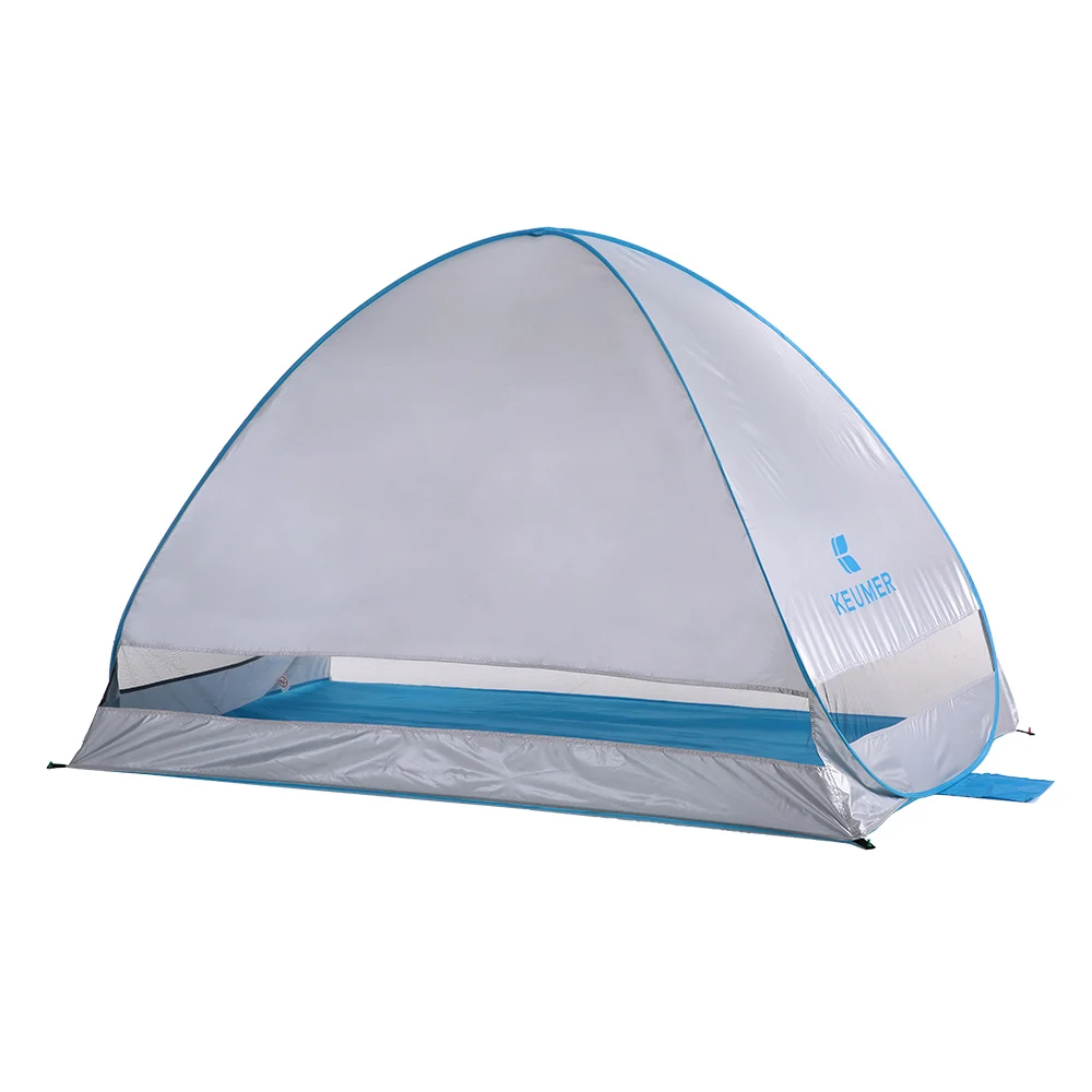 KEUMER, автоматическая Пляжная палатка, 2 человека, кемпинговая палатка с защитой от УФ-лучей, палатка для улицы, Мгновенный Всплывающий летний тент, 200*120*130 см