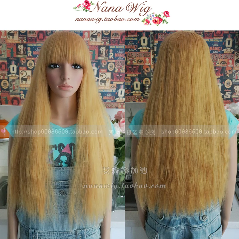 Dull real hair high temperature wire wigwig wire brushwig platinumwig