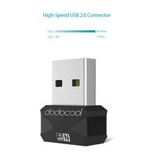 Dodocool N150 мини Беспроводной сетевая карта USB 2,0 WI-FI адаптер Dongle 2,4 ГГц 150 Мбит/с для MacBook Air pro ноутбук ПК компьютер