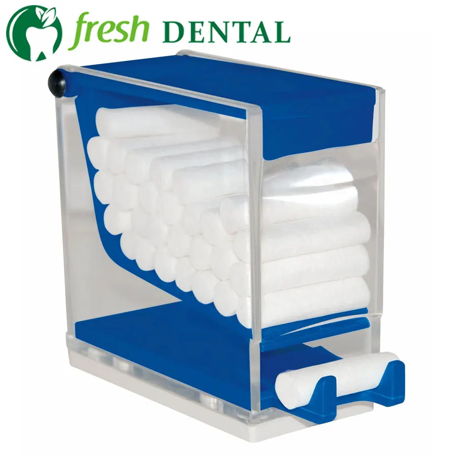1pc Dental Cotton Roll Dispenser PRESH design three colors easy for use