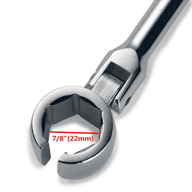 7/8 “22mm oxygen sensor Wrench sleeve socket Flexible Head removal wrench tool precision polishing chrome high quality