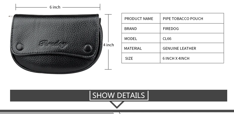 Tobacco pouch bag