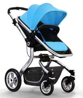 

Stroller can sit can lie trolley folding stroller high landscape baby cart