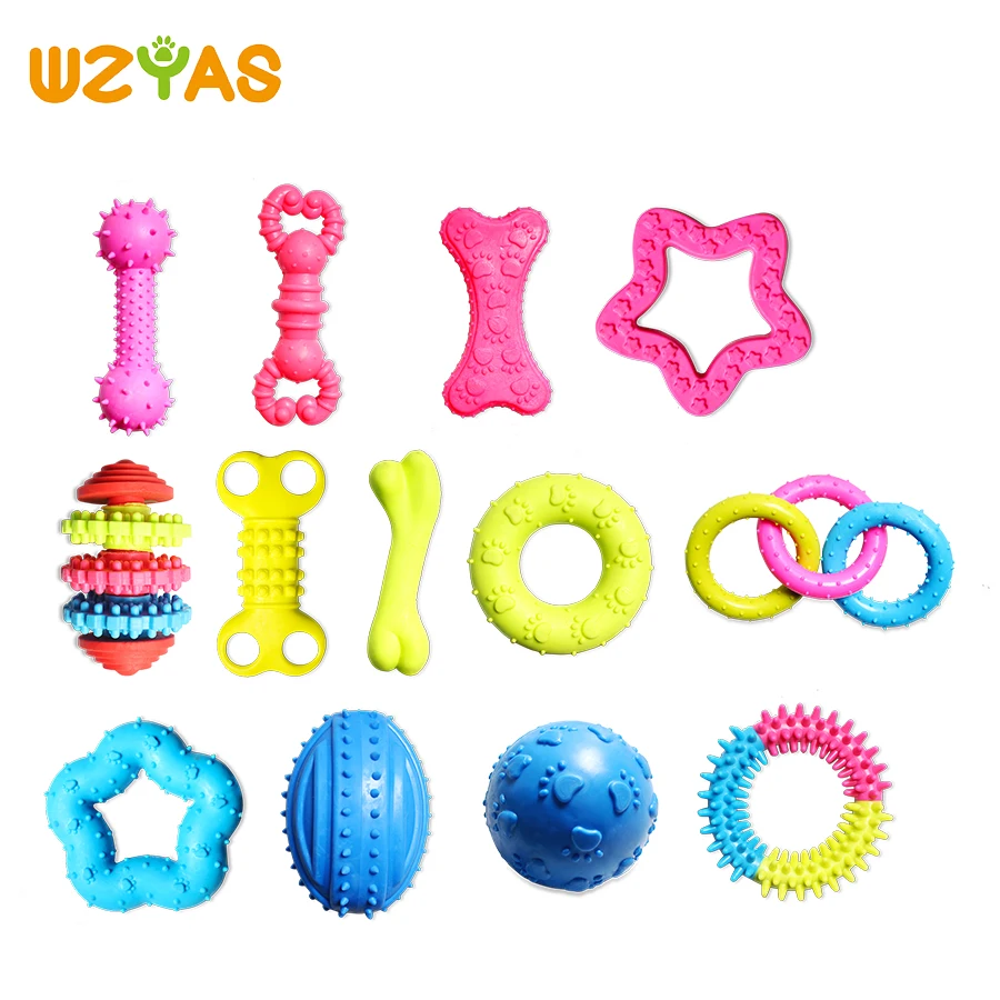 

1PCS TPR Funny Dog Chewing Toy Dental Care Supplies Strong Bite-Resistant Molar Interactive Dog Toys For Pet Dog Cat Puppy