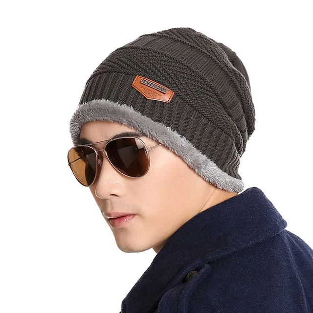 [FLB] 2016 Brand Beanies Knit Winter Hats For Men Women Beanie Men's