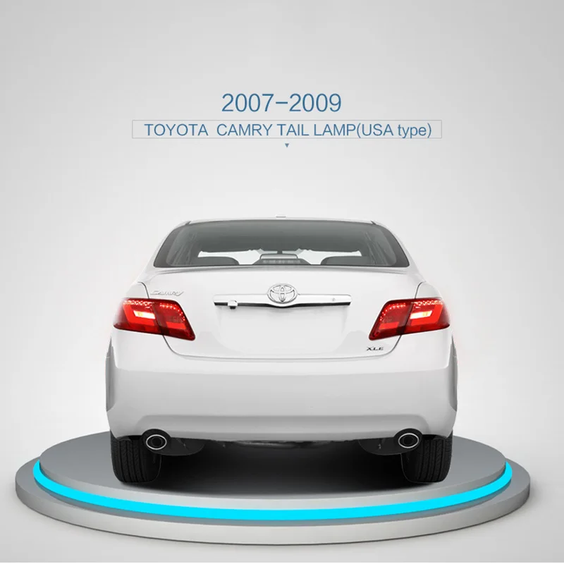 2007-2009 автомобили США Тип светодиодный задние фонари для автомобиль Toyota Camry огни в сборе обеспечивают качество и применимость тормозные огни