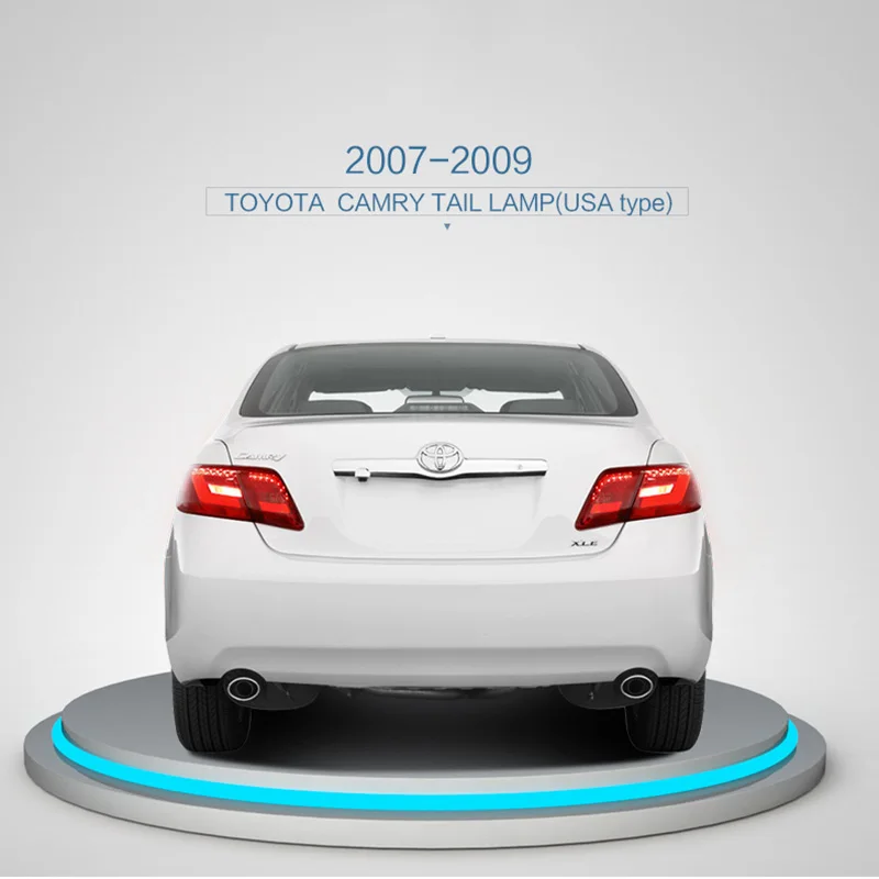 2007 2009 светодиодные задние фонари для Toyota Camry автомобильные фары в сборе