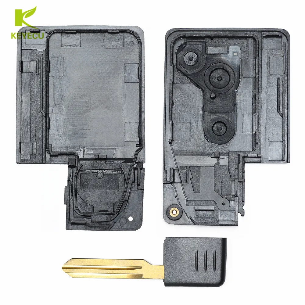 KEYECU Smart Remote Key Case 3 Buttons Fob for Nissan Teana (Old Model) with Small key key case
