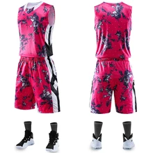 Спортивные костюмы униформы дышащие быстросохнущие мужские и женские баскетбольные майки колледжа индивидуальные командные тренировочные рубашки