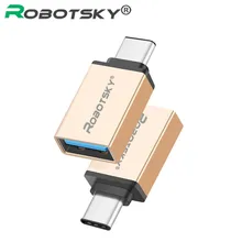 Металлический usb type C для USB 3,0 адаптер type-C для OTG USB3.0 Женский конвертер для Xiaomi 4C Nokia N1 Google Macbook