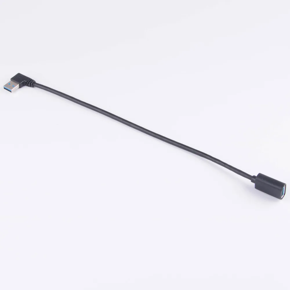 USB 3.0 Extension Cable 90 Degree Male to Female 5Gbps Data Sync Charging