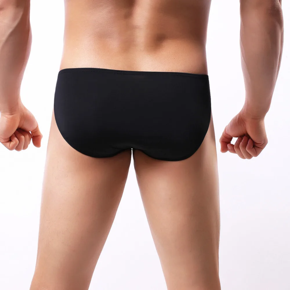 2019 men's ultra-thin shorts breathable comfortable underwear sexy briefs swimming shorts breathable briefs sexy hombre 40J10 (9)