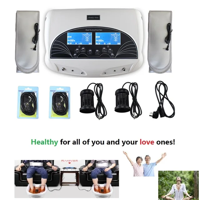 Factory price CE Dual Foot detox spa Dual Ionic Cleanse Detox Machine