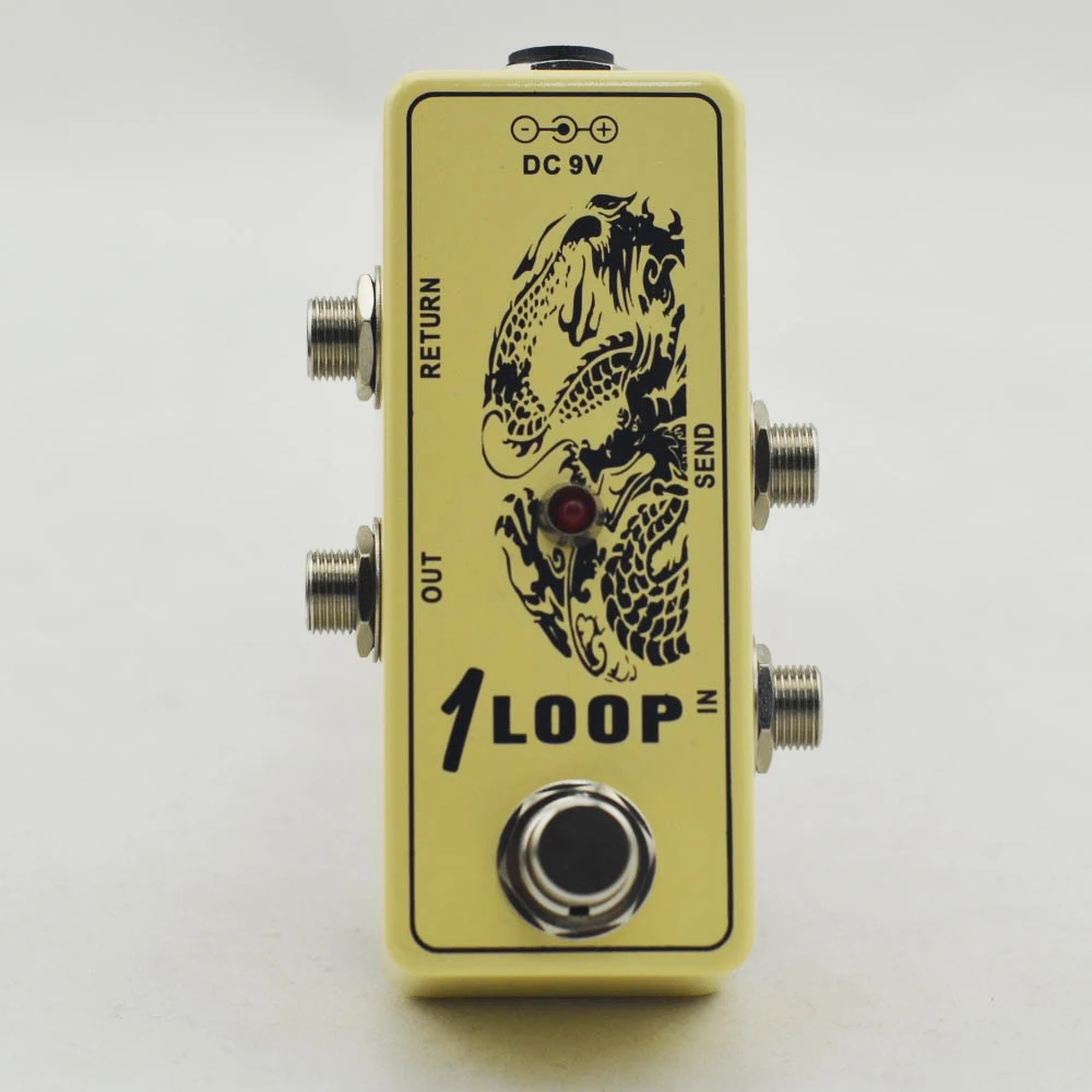 

True-Bypass Looper Effect Pedal Guitar Effect Pedal Looper Switch true bypass guitar pedal Mini Tea color Loop switch