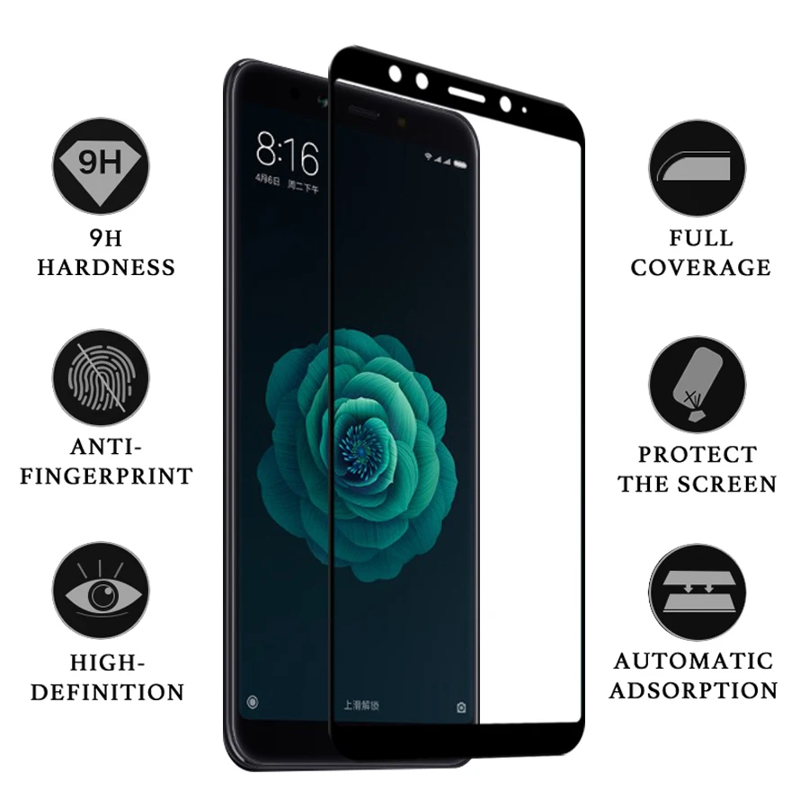 Защитное стекло для Xiaomi Mi 6X A2 Xiomi A1 на Ksiomi закаленное 5X Mia1 Mia2 6 X защитная пленка