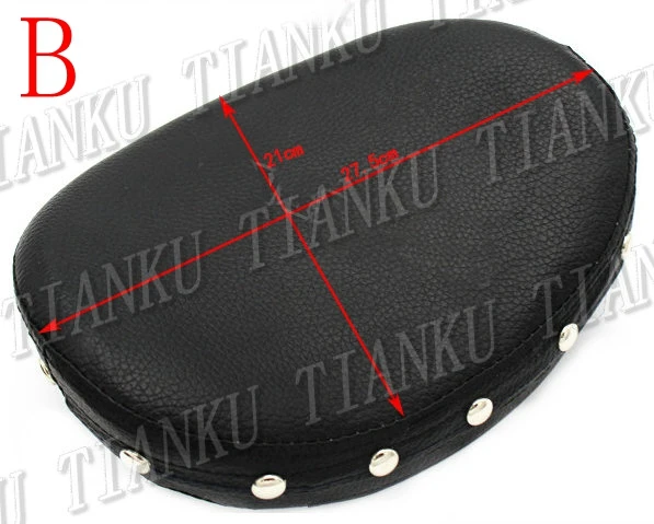 Мотоцикл спинки сиденья подушки Pad для Yamaha Vstar 400 650 1100 1300 Virago Xv 250 535 750 1100 Road Star пользовательские вертолет крейсер