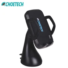 CHOETECH QI Wireless Charger 3 Coils Fast Wireless Charging Pad Car Charger Mobile Phone Stand Holder