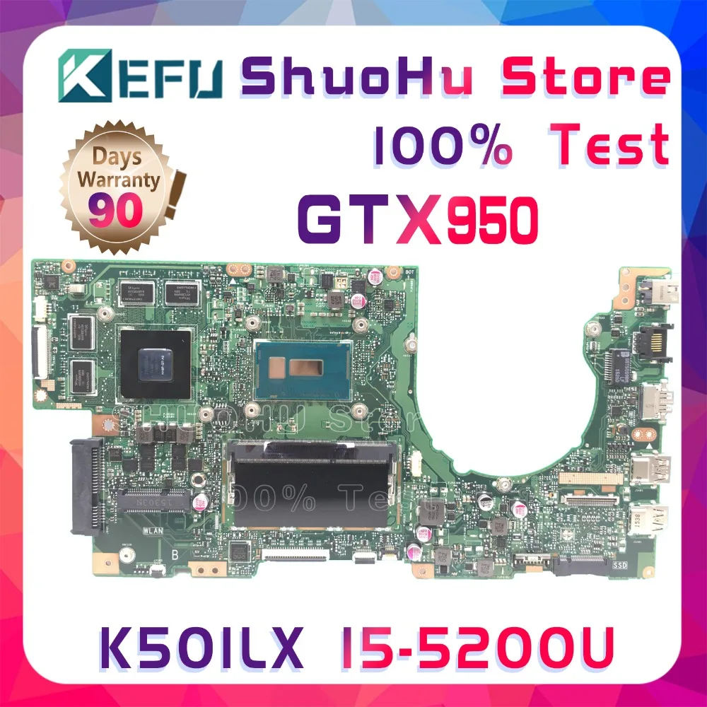 KEFU K501LX Motherboard For ASUS V505LX Laptop K501LN A501L K501L V505L K501LB Tested 100% work original Mainboard | Компьютеры и офис