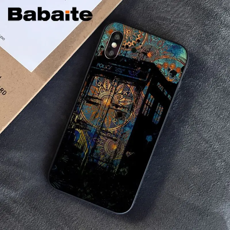 Babaite Tardis Doctor Dr Who Police Box Новинка чехол для телефона Fundas чехол для Apple iPhone 8 7 6 6S Plus X XS MAX 5 5S SE XR чехол s