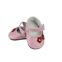 Кукольные туфли, розовые кукольные туфли для 1" дюймовых американских кукол для подарка ребенку