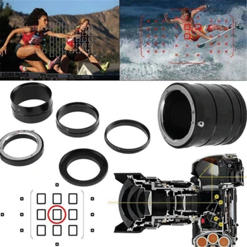 

Camera Adapter Macro Extension Tube Ring For Nikon F-Mount DSLR Camera Lens