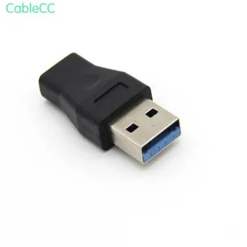 

Type-C female to USB3.0 male conversion head type-C line to USB support data transmission fast charging mobile phone Huawei LeTV