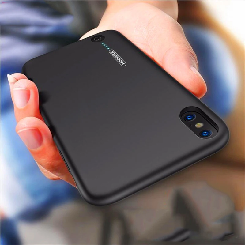 

3500mAh Portable Slim Ultra Thin 3.5mm Headphone Audio Phone Battery Case For iPhone X Blue Rose Gold Battery Charger Case Cover