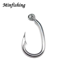 Minfishing10 шт рыболовный крючок из нержавеющей стали рыболовный крючок с размером#10/0~#16/0 крючок для тунца