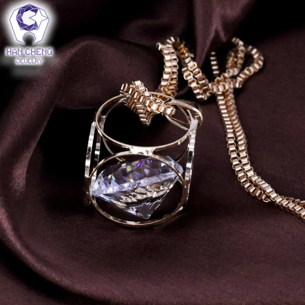 Модное полое круглое ожерелье с кристаллами, женское длинное позолоченное ожерелье из золотой цепочки и подвески, Ювелирное колье