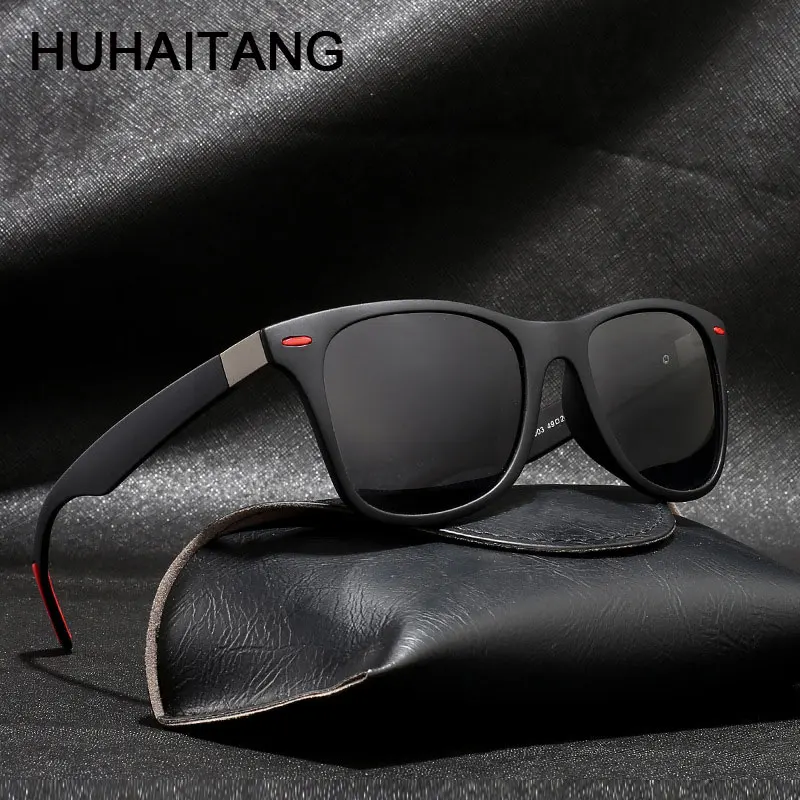 

HUHAITANG Luxury Classic Polarized Sunglasses Men 2019 Outdoor Driving Sunglass Women Pilot Brand Designer Sun Glasses For Mens