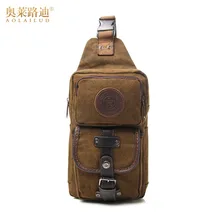 Новая модная винтажная нагрудная сумка, мужская сумка-мессенджер, водонепроницаемая брендовая Повседневная Холщовая Сумка через плечо, нагрудная сумка