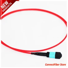 24 ядра волоконно-оптический MPO многомодовый OM4 магистральный кабель, LSZH стояк куртка