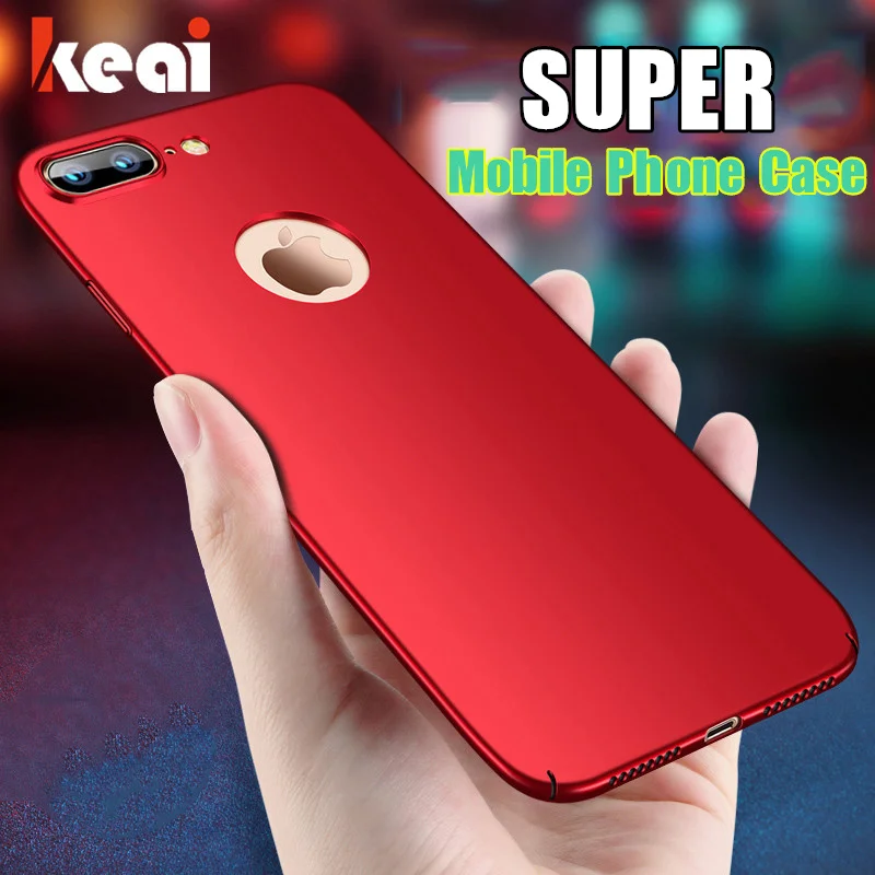 

Luxury Hard Matte Cases For iPhone 6 6s 7 8 Plus Case Plastic Back Cover For iPhone X Xr Xs Max 5 5s se Protective Case Bag